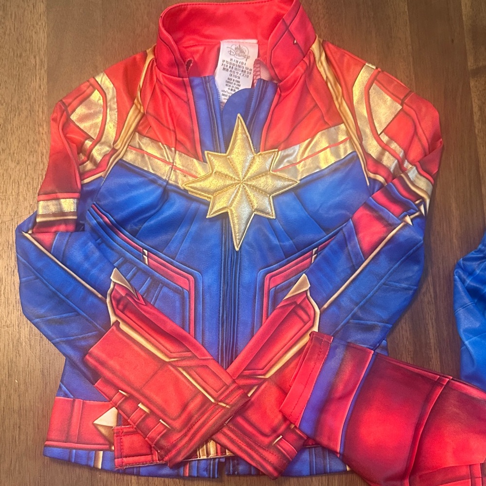 Disney Superhero Costume - Red, Blue, and Gold